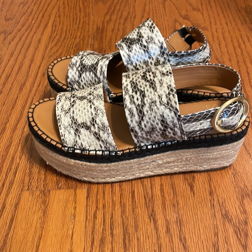Franco Sarto Wedge Sandal! Size 8.5! Only Worn Once!